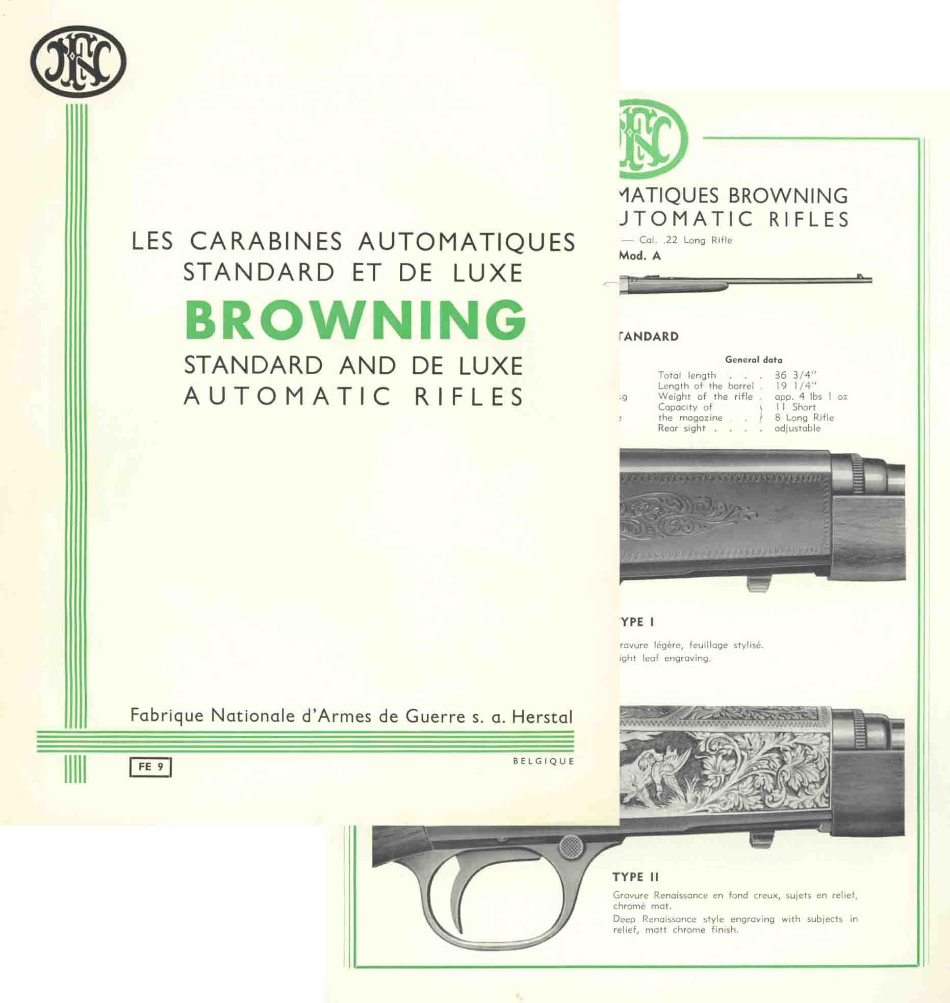 Browning FN 1954  Model A & B Automatic Rifles - GB-img-0