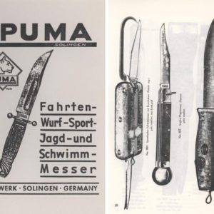 Puma-Solingen 1960's Circa Hunting and Clasp Knife Catalog