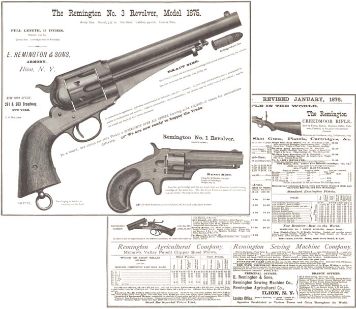 Remington 1876 Handgun and Rifle Flyer - GB-img-0
