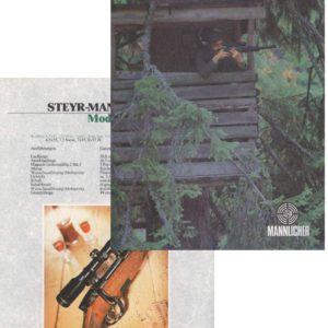 Steyr-Mannlicher Schoenauer Repeating Sporting Rifles 1985 Circa (in German-Catalog)