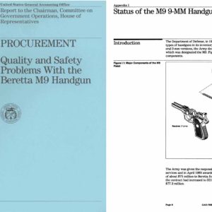 Beretta 1988 - M9 Quality and Safety Problems USGAO