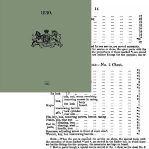Handbook for the .45 inch Gatling Gun- 1880 Naval (UK)