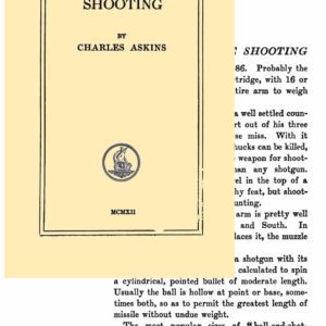 Rifles and Rifle Shooting 1912 Askins