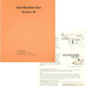 Walther 1965 circa Sub-Machine Gun 9mm x 19 Parabellum Manual