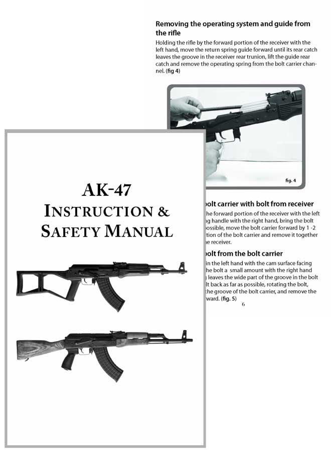 AK-47 Instruction and Safety Manual (semi-automatic) - GB-img-0