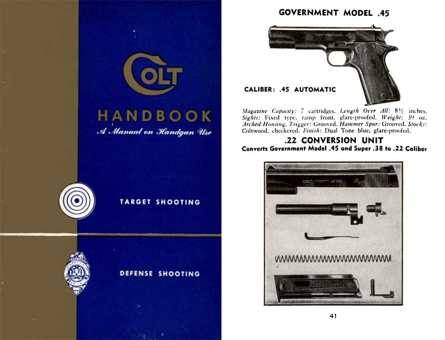 Colt 1962 () Handgun Catalog and Manual - GB-img-0