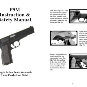 P9M 9mm FEG Automatic Pistol Manual (Hungarian)
