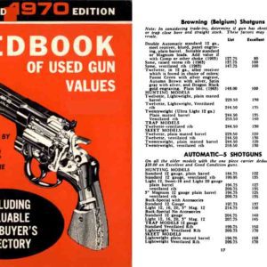 Redbook of Used Gun Values 1970