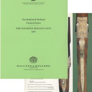 Holland & Holland 1987 Fourten Rococo Gun Flyer