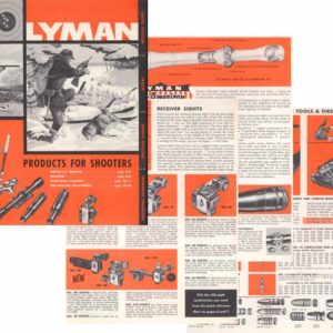 Lyman 1959 Sights and Reloading Catalog