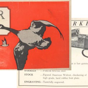 Parker 1928 Circa Guns Catalog