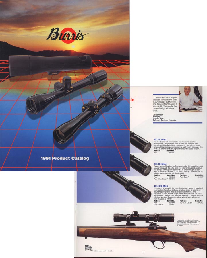 Burris Company 1991 Firearms Optics Catalog - GB-img-0
