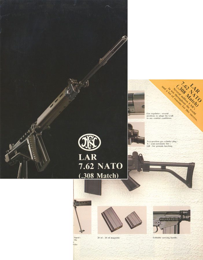 FNC 7.62 mm LAR NATO Rifle (.308 Match) c1980 Flyer - GB-img-0