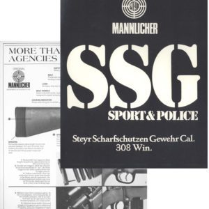 Mannlicher SSG Sport & Police .308 Win c1975 Flyer