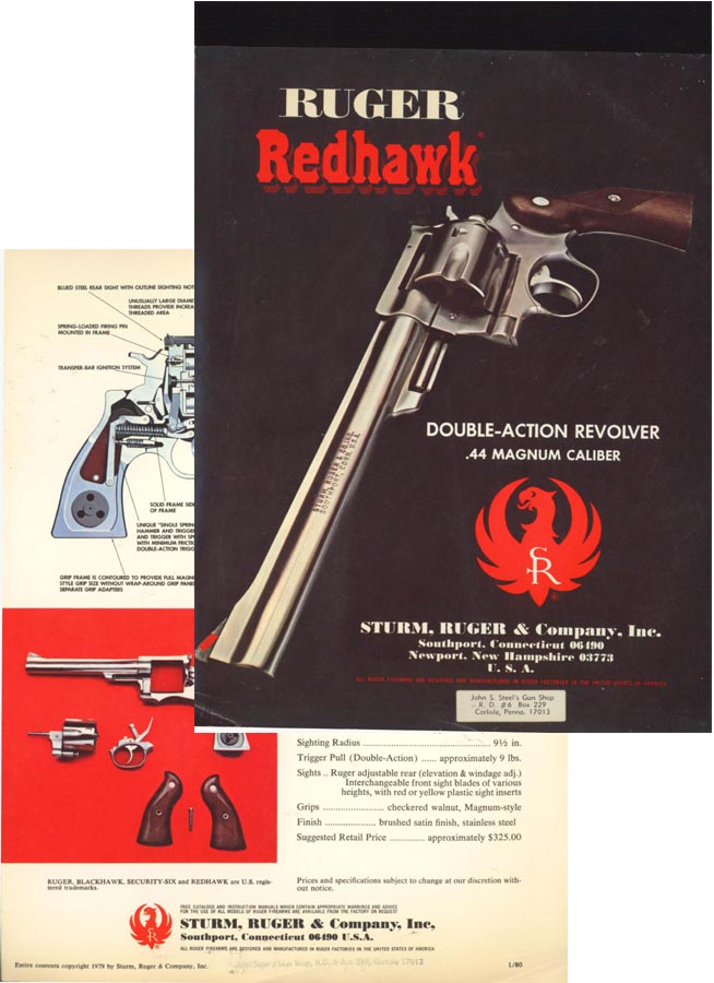 Ruger 1979 Redhawk Gun Flyer - GB-img-0