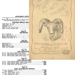 Von Lengerke & Detmold 1920-21 (Oct. 1921)