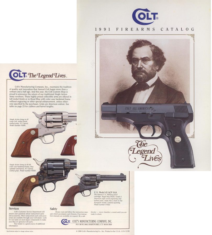 Colt 1991 Gun Catalog - GB-img-0
