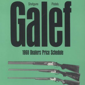 Galef 1968 Gun Catalog, New York- Zoli & Beretta Flyer