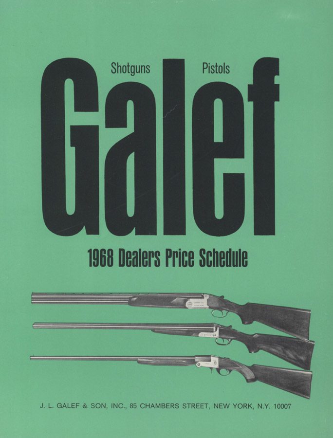 Galef 1968 Gun Catalog, New York- Zoli & Beretta Flyer - GB-img-0