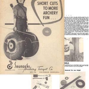 Saunders 1955 Archery Target Co. Catalog