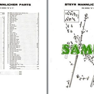 Steyr Mannlicher Schematic Drawing