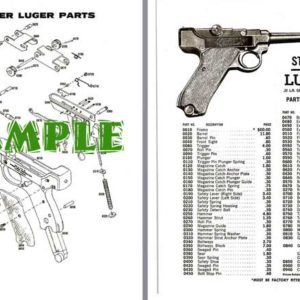 Stoeger Luger Schematic Drawings