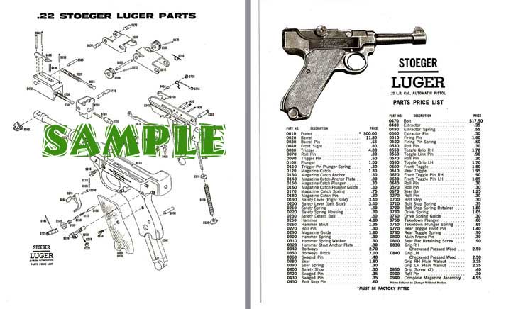 Stoeger Luger Schematic Drawings - GB-img-0