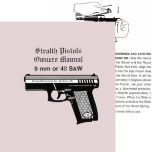 Heritage 9mm & 40 S&W Stealth Pistols Owners Manual