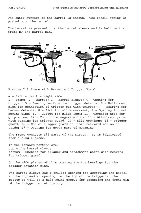 Makarov 9mm Pistol Instruction Manual (English Text) - GB-img-0