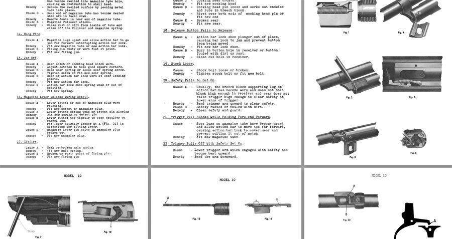 Remington 550-1 Rifle Field Service Manual – 10 Pages Of Original Factory Specs (Model #R106)