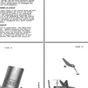 Remington Model 29 Ejector Adjustment- c1950 Manual