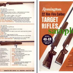 Remington Model 540-XR - c1950 Color Flyer