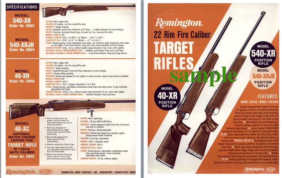 Remington Model 540-XR - c1950 Color Flyer - GB-img-0
