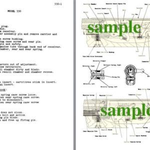 Remington Model 550- c1950 Takedown Manual