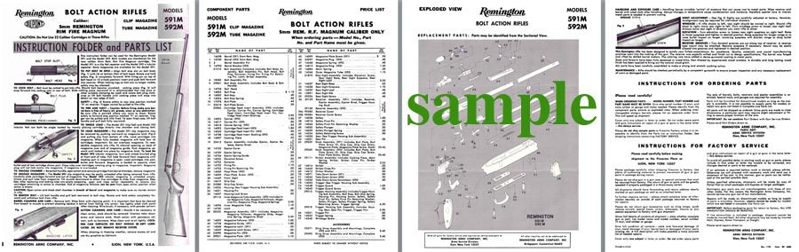 Remington Model 591M 592M- Instruction Manual - GB-img-0