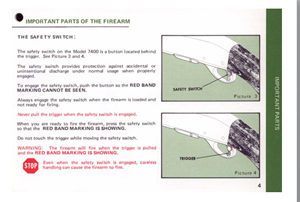 Remington Model 7400 CF Auto Owner's Manual