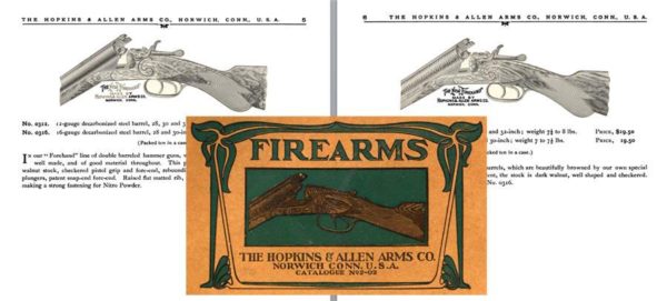 Hopkins & Allen 1902 Circa Firearms No. 2 Catalog