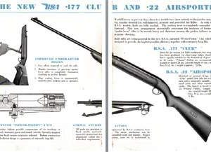 BSA 1951- The New BSA Air Rifles Flyer