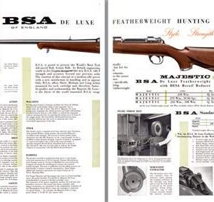 BSA 1959 of England Hunting Rifles Flyer