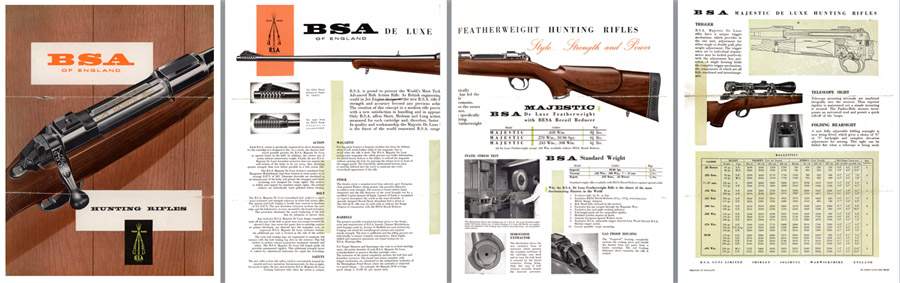 BSA 1959 of England Hunting Rifles Flyer - GB-img-0