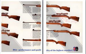 BSA 1980s circa British Guns Of Quality Since 1861 Flyer