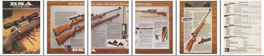 BSA 1981  Center Fire Rifles Flyer - GB-img-0