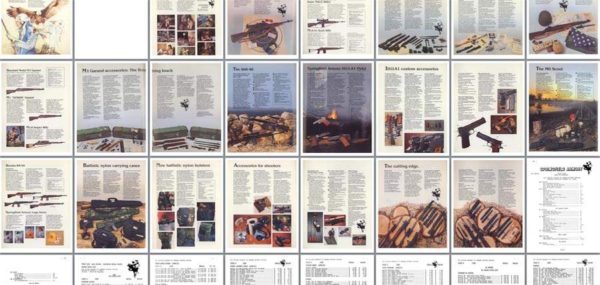 Springfield Armory Jan 1986 Gun Catalog