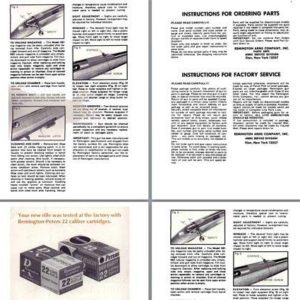 Remington Model 580, 581, 582- 1970 Gun Owner's Guide