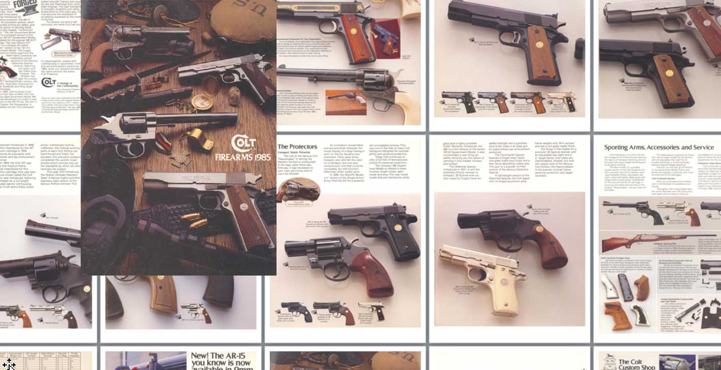 Colt 1985 Firearms Catalog - GB-img-0