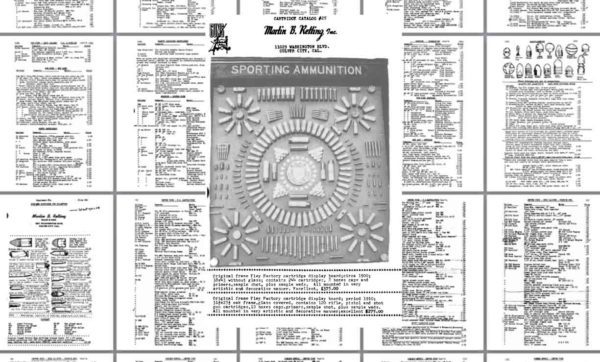 Martin B. Retting 1958 Circa Cartridge Catalogs