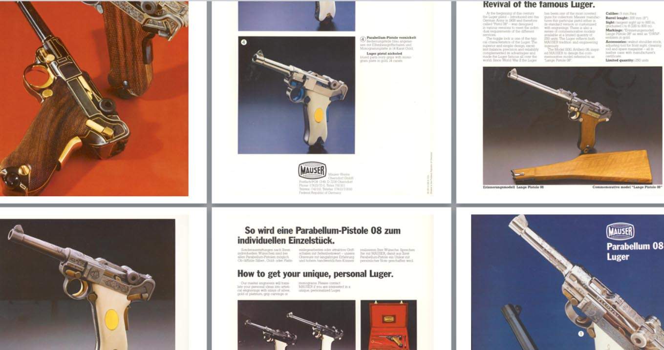 Mauser Luger 1986 Pistol Flyer - GB-img-0