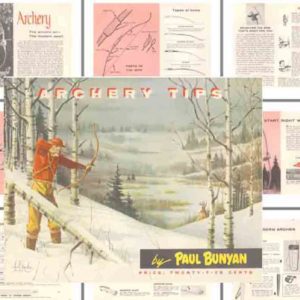 Paul Bunyan 1955 Circa Archery Catalog