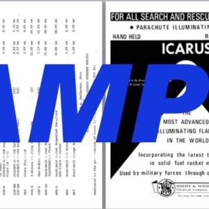 Smith & Wesson 1971c Icarus Parachute Illuminating Flare