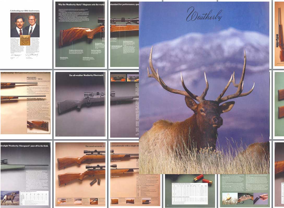 Weatherby 1985 Gun Catalog - GB-img-0